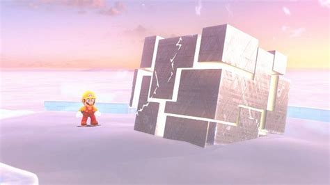 what are the metal boxes around mario odyssey|super mario odyssey blocks.